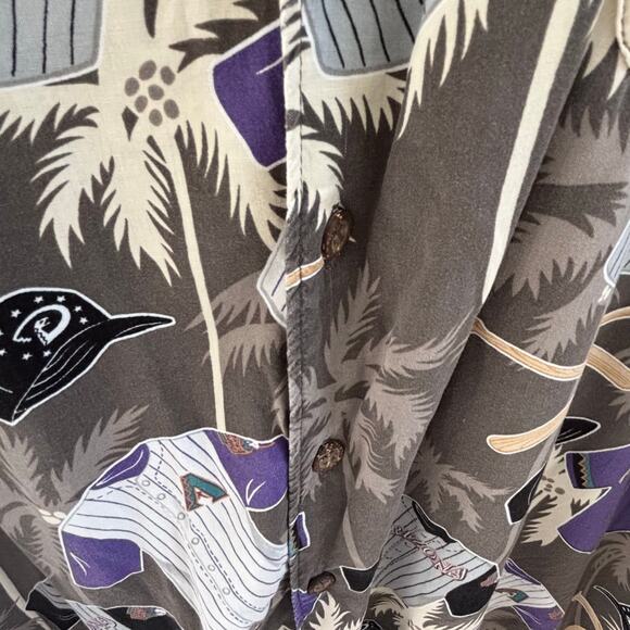 Reyn Spooner MLB Arizona Diamondbacks Hawaiian Shirt Rayon XXL - Picture 6 of 7
